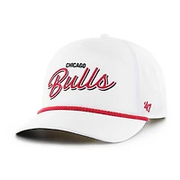 Men's '47 White Chicago Bulls Fairway Hitch brrr Adjustable Hat