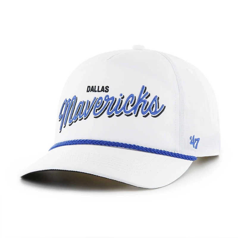 Men's '47 White Dallas Mavericks Fairway Hitch brrr Adjustable Hat