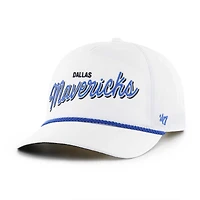 Men's '47 White Dallas Mavericks Fairway Hitch brrr Adjustable Hat