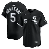 Men's Nike Munetaka Murakami Black Chicago White Sox Alternate Limited Jersey