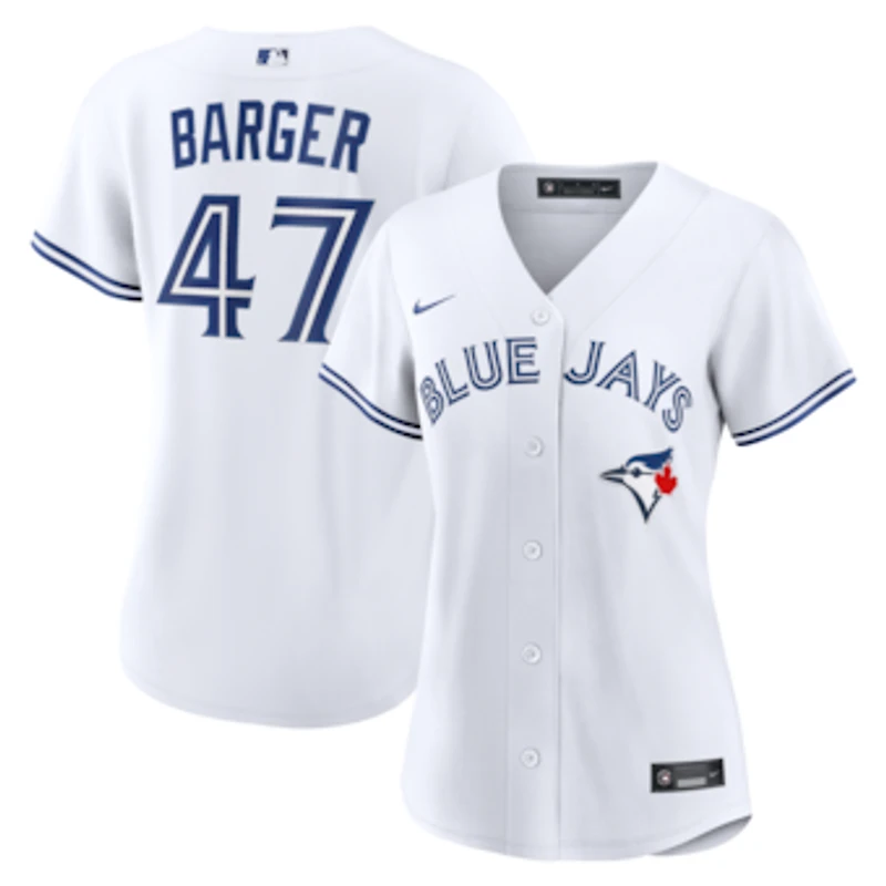 Women's Nike Addison Barger White Toronto Blue Jays Home Replica Jersey