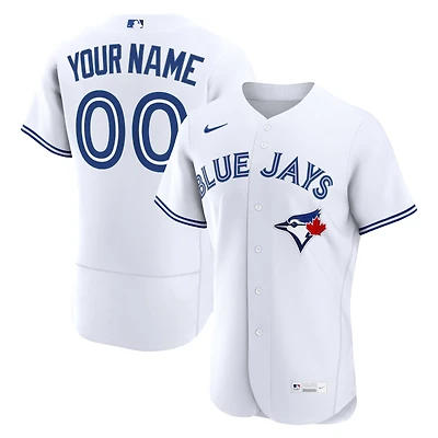 Men's Nike White Toronto Blue Jays Home Authentic Custom Jersey