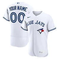 Men's Nike White Toronto Blue Jays Home Authentic Custom Jersey