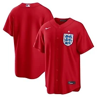 Men's Nike Red England National Team x MLB Stadium Replica Jersey