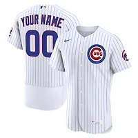 Men's Nike White Chicago Cubs Home Authentic Custom Jersey