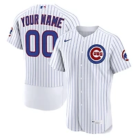 Men's Nike White Chicago Cubs Home Authentic Custom Jersey