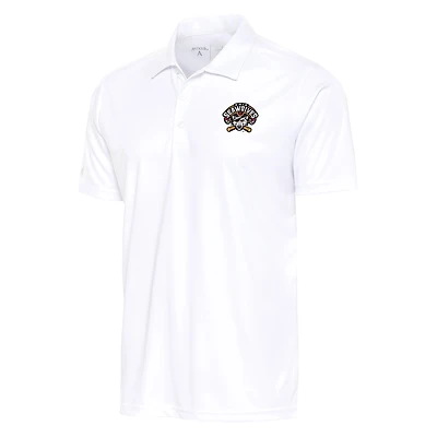 Men's Antigua  White Erie SeaWolves Tribute Polo