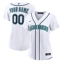 Women's Nike White Seattle Mariners Home Replica Custom Jersey