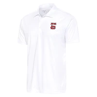 Men's Antigua  White Carolina Mudcats Big & Tall Tribute Polo