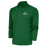 Men's Antigua  Hunter Green Augusta GreenJackets Tribute Quarter-Zip Pullover Top