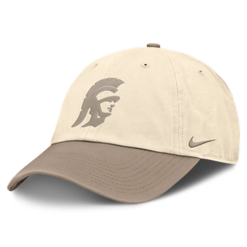 Men's Nike Natural/Khaki USC Trojans Two-Tone Club Adjustable Hat