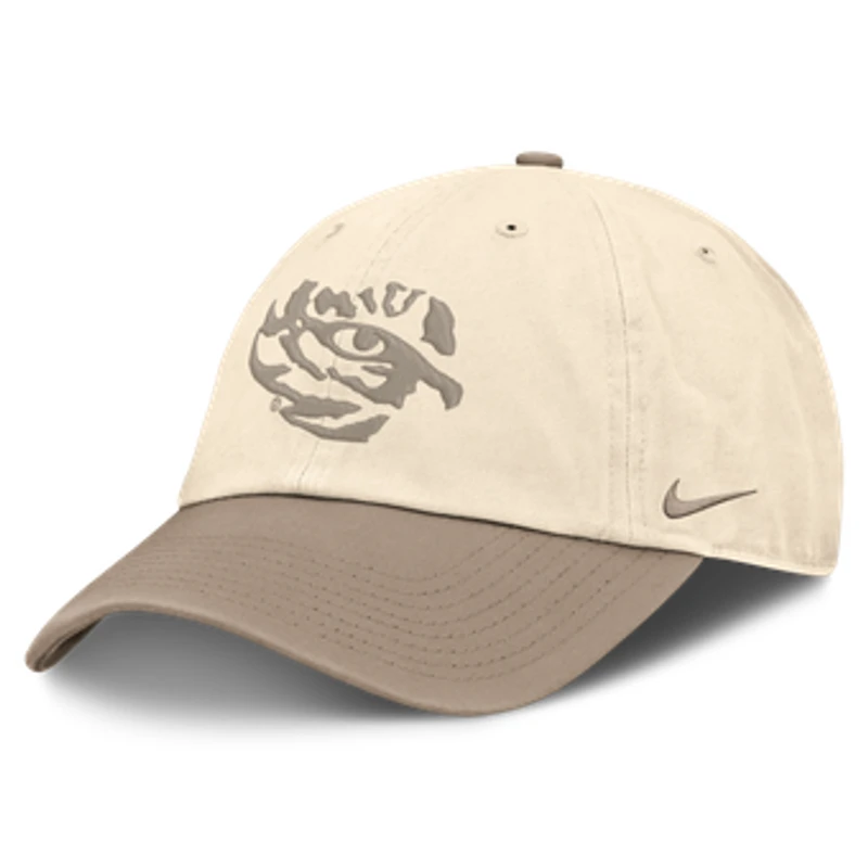 Men's Nike Natural/Khaki LSU Tigers Two-Tone Club Adjustable Hat