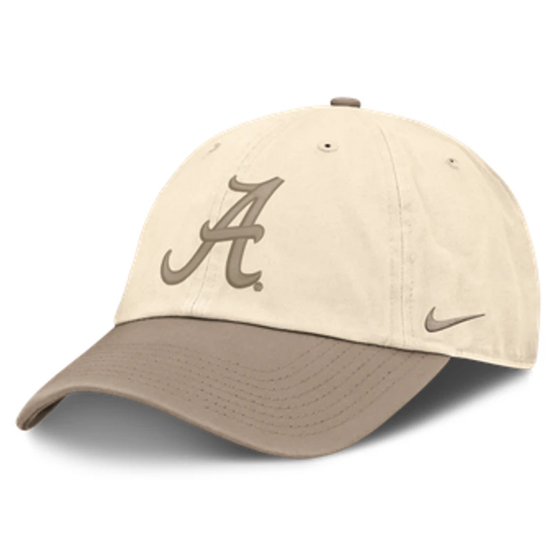 Men's Nike Natural/Khaki Alabama Crimson Tide Two-Tone Club Adjustable Hat