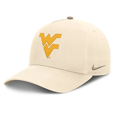 Men's Nike Natural West Virginia Mountaineers Rise Adjustable Hat