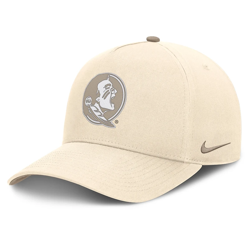 Men's Nike Natural Florida State Seminoles Rise Adjustable Hat