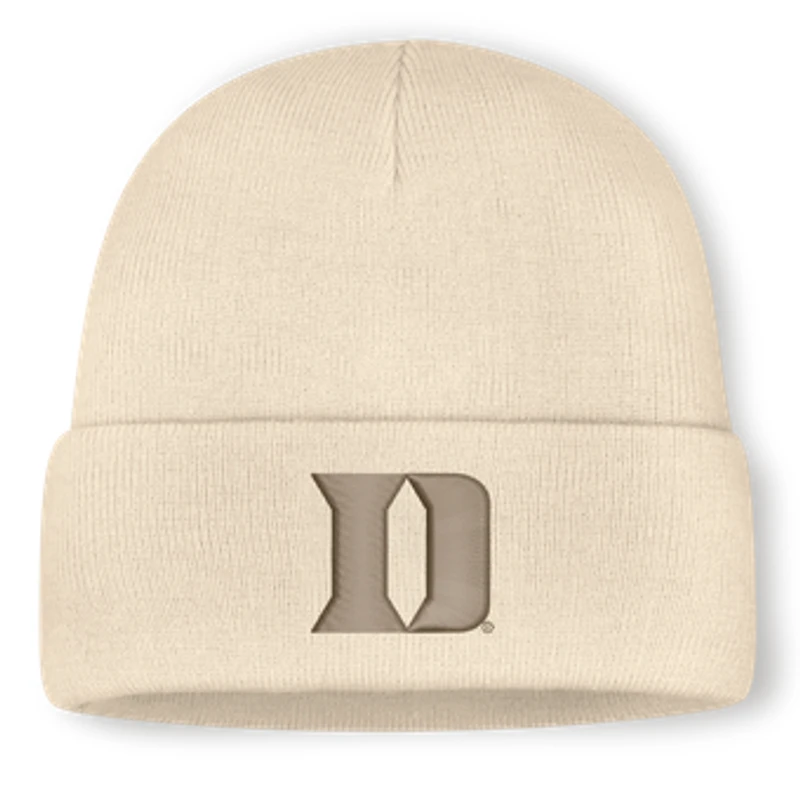 Men's Nike Natural Duke Blue Devils Utility Cuffed Knit Hat