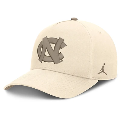 Men's Jordan Brand Natural North Carolina Tar Heels Rise Adjustable Hat