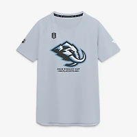 Men's Fanatics Gray Utah Mammoth 2026 Stanley Cup Playoffs Authentic Pro Rink Performance T-Shirt