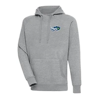 Men's Antigua  Heather Gray Hillsboro Hops Victory Pullover Hoodie