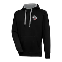 Men's Antigua  Black Rocket City Trash Pandas Victory Pullover Hoodie