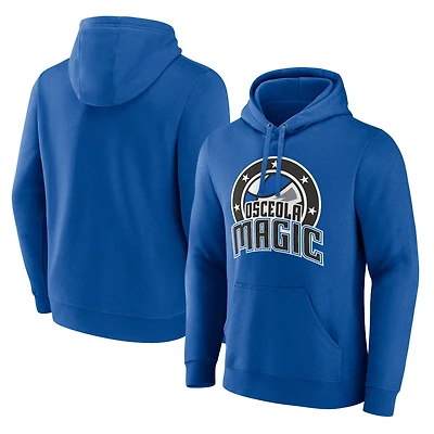 Men's  Royal Osceola Magic Primary Logo Pullover Hoodie