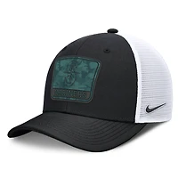 Men's Nike Black/White Seattle Mariners Camo Rise Trucker Dri-FIT Adjustable Hat