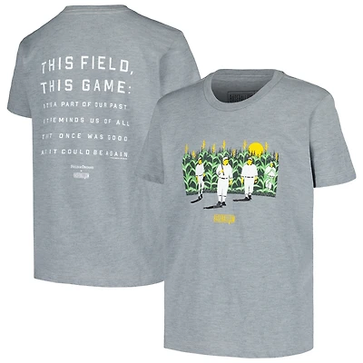 Youth Baseballism  Heather Gray Field of Dreams This Field T-Shirt
