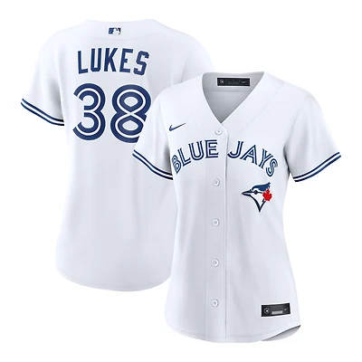 Women's Nike Nathan Lukes White Toronto Blue Jays Home Replica Jersey