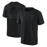 Men's Fanatics San Antonio Spurs Blackout Heavyweight T-Shirt