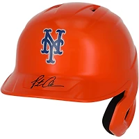 Pete Alonso New York Mets Autographed Alternate Chrome Rawlings Mach Pro Replica Batting Helmet - Fanatics Exclusive