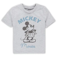 Toddler Heather Gray Mickey Mouse What's Up Pals T-Shirt