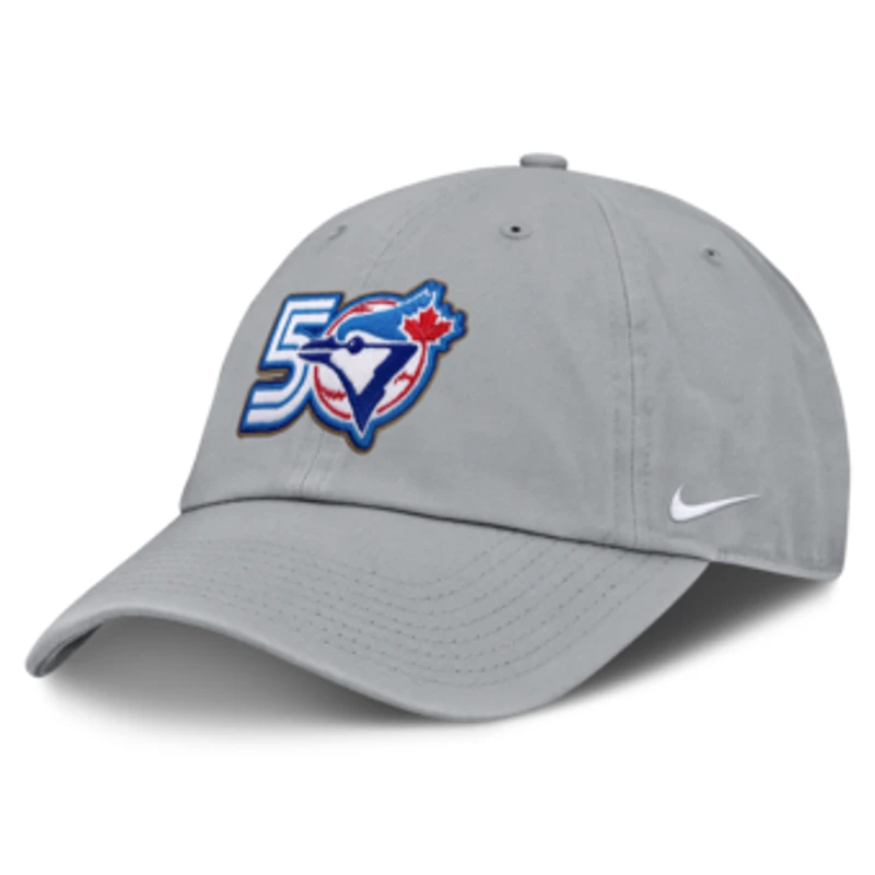 Men's Nike Gray Toronto Blue Jays 50th Season Club Adjustable Hat