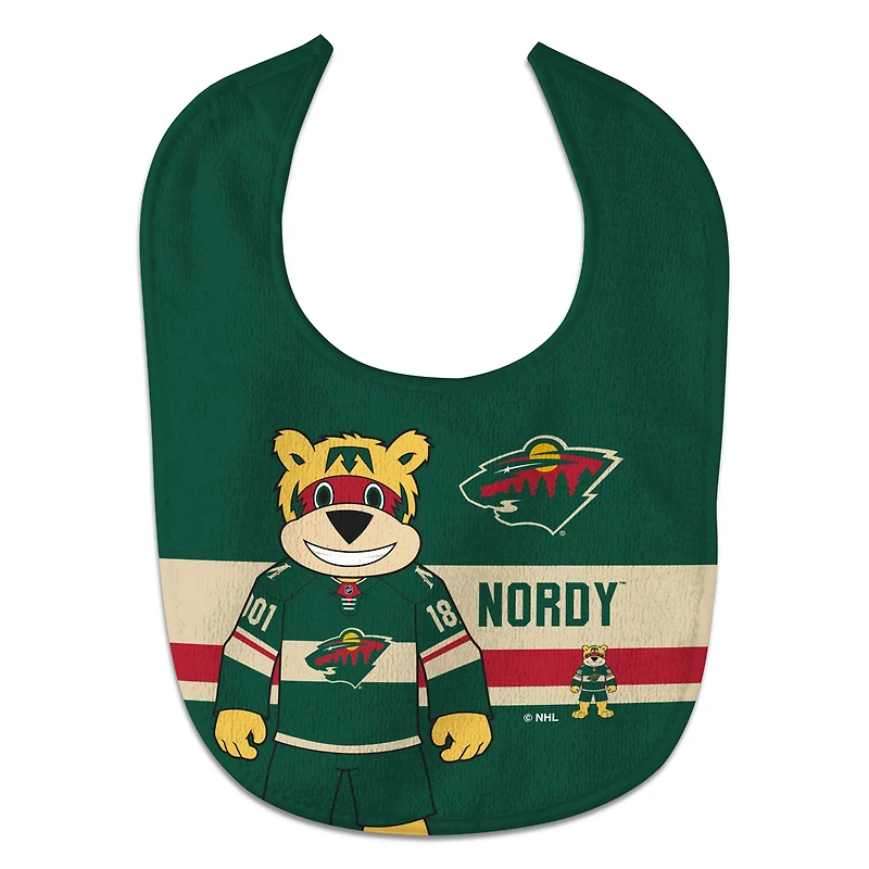 WinCraft Minnesota Wild All Pro Mascot Baby Bib