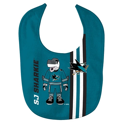 WinCraft San Jose Sharks All Pro Mascot Baby Bib
