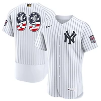 Fourth of July Men's New York Yankees Aaron Judge Nike White USA 250 Authentic Jersey