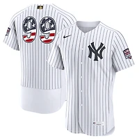 Fourth of July Men's New York Yankees Aaron Judge Nike White USA 250 Authentic Jersey