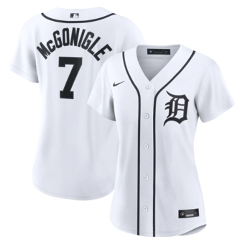 Women's Nike Kevin McGonigle White Detroit Tigers Home Replica Jersey