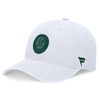 Women's Fanatics White Athletics Tonal Adjustable Hat