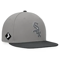 Men's Fanatics Gray/Charcoal Chicago White Sox Ace Snapback Hat
