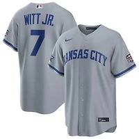 2026 All-Star Game Men's Kansas City Royals Bobby Witt Jr. Nike Gray Replica Jersey