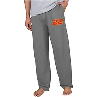 Men's Concepts Sport  Gray Joey Logano Mainstream Terry Pants