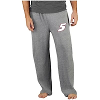 Men's Concepts Sport  Gray Kyle Larson Mainstream Terry Pants