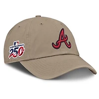 Men's Nike Khaki Atlanta Braves Celebrating America's 250th Club Adjustable Hat