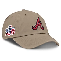 Men's Nike Khaki Atlanta Braves Celebrating America's 250th Club Adjustable Hat