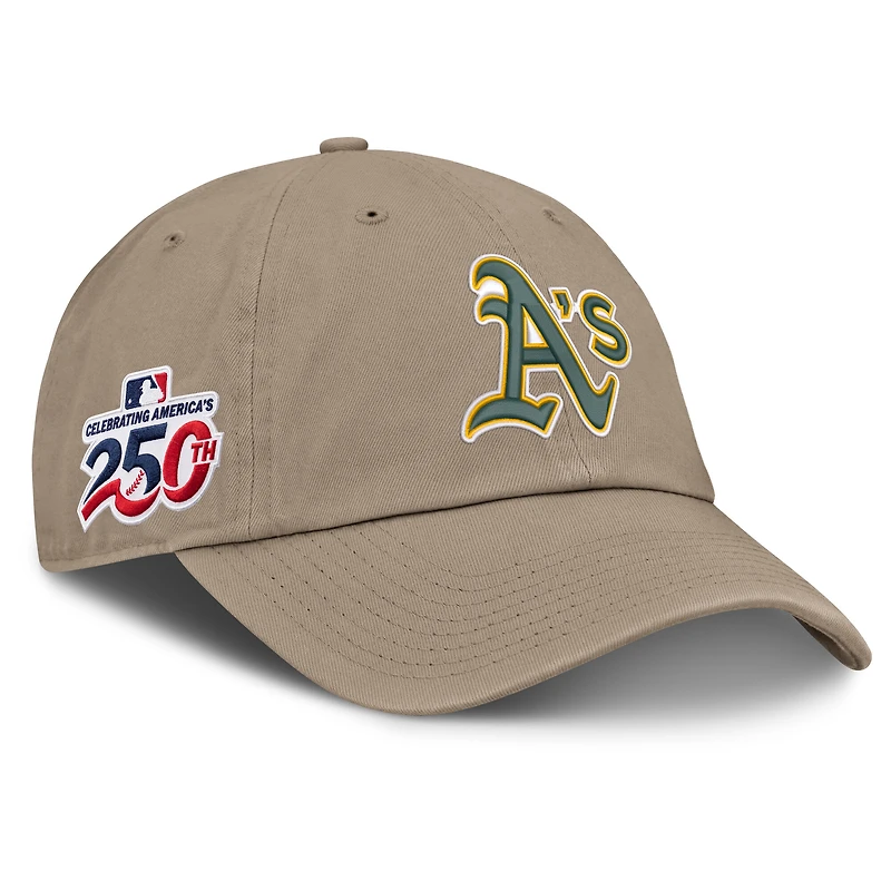 Men's Nike Khaki Athletics Celebrating America's 250th Club Adjustable Hat
