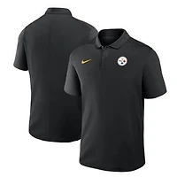 Men's Nike Black Pittsburgh Steelers Dri-FIT Victory Polo
