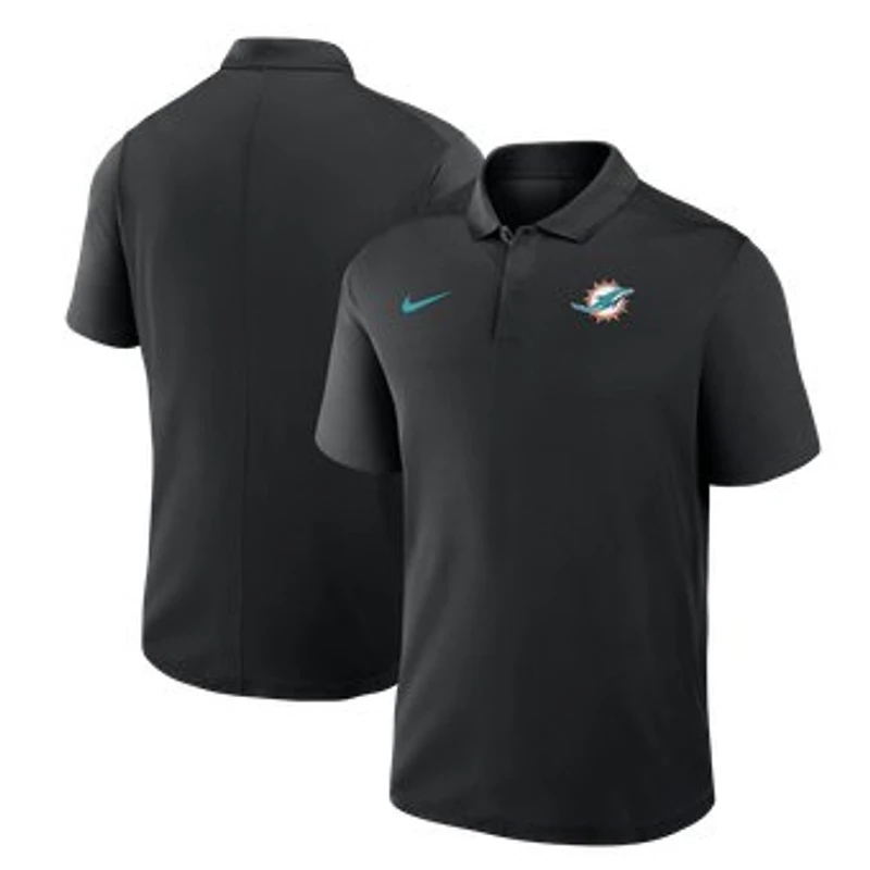 Men's Nike Black Miami Dolphins Dri-FIT Victory Polo