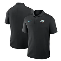 Men's Nike Black Miami Dolphins Dri-FIT Victory Polo