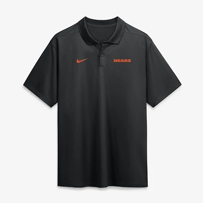 Men's Nike Black Chicago Bears Wordmark Victory Dri-FIT Polo