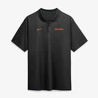 Men's Nike Black Chicago Bears Wordmark Victory Dri-FIT Polo